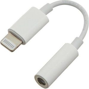 PremiumCord Adapter USB Lightning - Jack 3.5mm wit (kipod51)