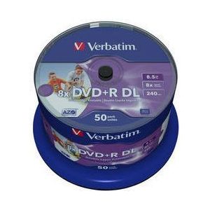 Verbatim 43703 lege dvd 8,5 GB DVD-R 50 stuk(s)