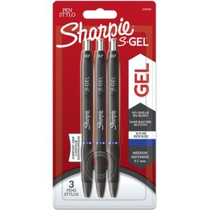 Sharpie 1x3 S-Gel 0,7 mm blauw