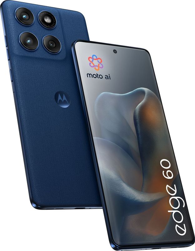 Motorola edge 60 16,9 cm (6.67 inch) Dual SIM Android 15 5G USB Type-C 12 GB 512 GB 5200 mAh Blauw