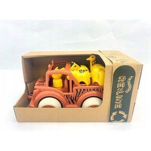 Viking Toys RE:LINE - Safari Truck - Inclusief 5 Dieren - Gemaakt Van 100% Gerecycled Plastic - Geschikt Vanaf 1 Jaar