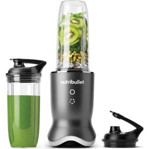 NutriBullet PB NB1206DGB NUTRIB ULTRA Standmixer 1200W - Blender - Transparant - Zwart