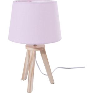 Atmosphera tafellamp lamp nacht met roze abażurem 31 cm