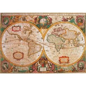 Old Map Puzzel (1000 Stukjes) - Clementoni High Quality Collection