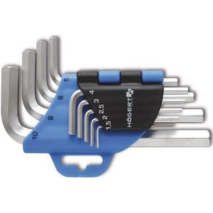 HOGERT TECHNIK Hex type L 1.5-10mm 9 pcs (HT1W802)