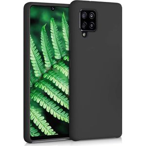 Hurtel Silicone Case elastyczne siliconen etui hoes Samsung Galaxy A42 5G zwart