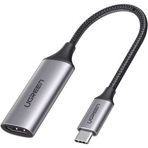 UGREEN 70444 video kabel adapter HDMI Type A (Standaard) USB Type-C Aluminium, Zwart