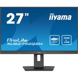 iiyama ProLite 68,6 cm (27 inch) 2560 x 1440 Pixels Wide Quad HD LED Zwart