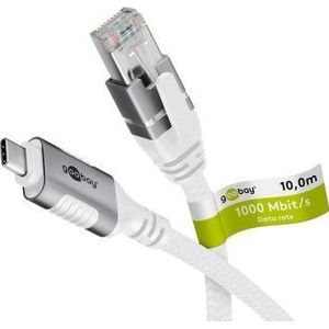 goobay Kabel USB Kabel Ethernet USB-C™ 3.1 voor RJ45, 10 m - Długość kabla 10 m