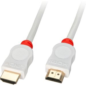 Lindy 41412 HDMI kabel 2 m HDMI Type A (Standaard) Rood, Wit