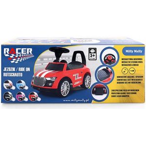 Milly Mally loopauto raceauto junior zwart