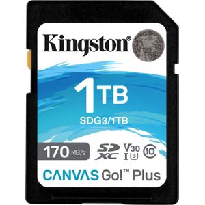 Kingston Canvas Go! Plus 1TB SDXC Canvas Go Plus 170R C10 UHS-I U3 V30
