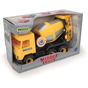 Wader Middle Truck Concrete mixer geel 38 cm