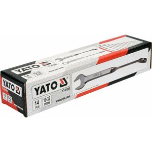 YATO `sleutel pł-oczk 10-32mm kpl. 14 stuks skręcony