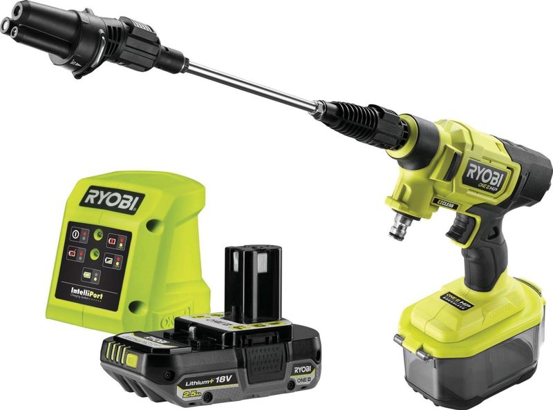 Ryobi Cordless washer ONE+ HP RY18PWX41A-125, 18 V, 2.5 Ah, 41 bar, 160 l/h