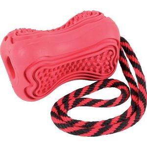 Zolux TITAN M rubber speelgoed met cord rood