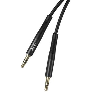 XO Audio Cable mini jack 3,5mm AUX, 2m (zwart)