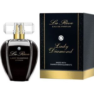 La Rive eau de parfum Lady Diamond dames 75 ml zwart/goud