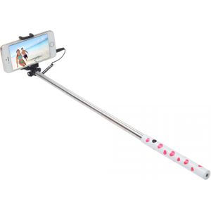 ULTRON Selfie-Stick Hot Shot wit roze heart