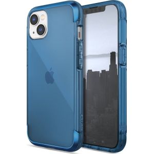 Raptic X-Doria Air Case etui iPhone 14 Plus gepantserd hoes blauw