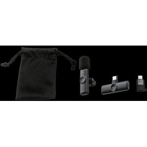 Deltaco microfoon Belaidis vlogging mikrofonas USB-C/Lightning, 1-pack / VLOG-100