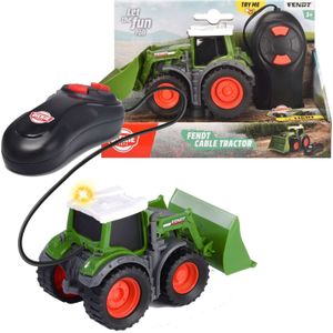 Dickie Vehicle Fendt Tractor cable controlled 14 cm