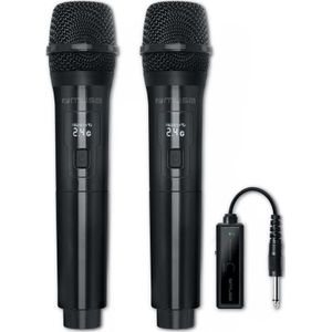Muse | Pack 2 draadloos Microphones | MC-50 WI | zwart