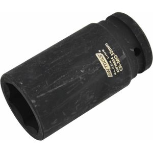 AWTools dop UDAROWA SZEŚCIOKĄTNA 3/4 inch DŁUGA 36mm zwart LINE