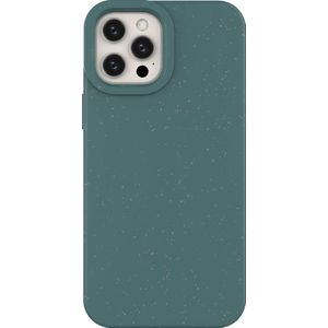 Hurtel Eco Case etui voor iPhone 12 Pro Max siliconen hoes behuizing voor telefoon groen