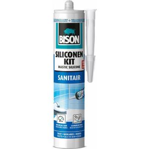 BISON Siliconenkit Sanitair Transparant 300ml