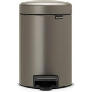 Brabantia Pedalette New Icon 3L Platinum Bruin