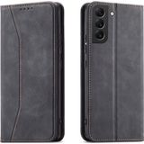 Hurtel Magnet Fancy Case etui Samsung Galaxy S23 Ultra hoes met klapką portemonnee standaard zwart