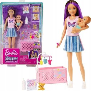 Mattel Barbie babysitter pop Baby sleep set