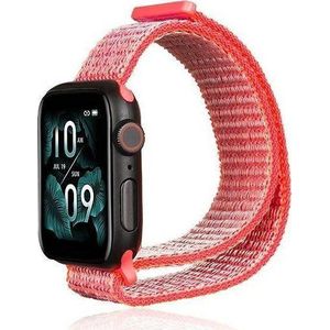 Beline band Apple Watch Nylon 42/45/45/49mm roze /hot roze