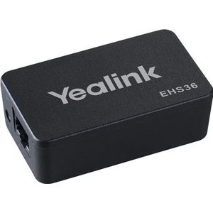 Yealink EHS36 tussenstuk voor kabels RJ12, RJ9 RJ45, 3.5mm Zwart