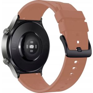 band siliconen voor Huawei Watch GT 2/3/4/2 Pro/3 Pro/4 Pro/GT 2e 46mm - bordowy