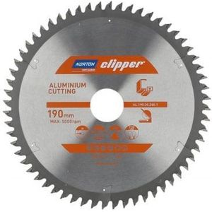 Norton Clipper NORTON CIRCULAR SAW BLADE 216mm x 30mm x 80z ALUMINUM (2.6/1.8)