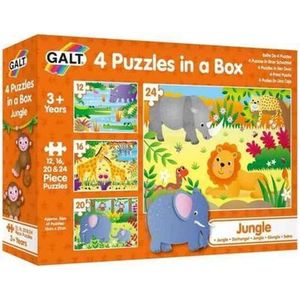 Galt 4 Puzzles In A Box Jungle
