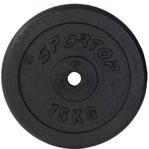 Sportop obciążenie żeliwne 15 kg fi26