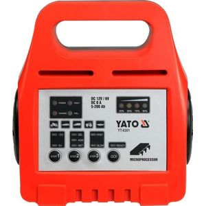 YATO Prostownik elektronische 6/12V 8A 5-200Ah (YT-8301)