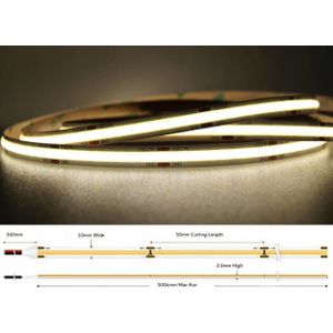 MW Lighting rol LED tape LED LED-COB-24V/12W-NW/5M - 4000&nbsp|K