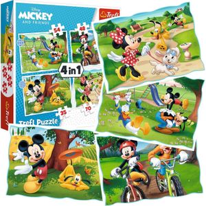 Trefl 4in1 Funny day Mickey Mouse