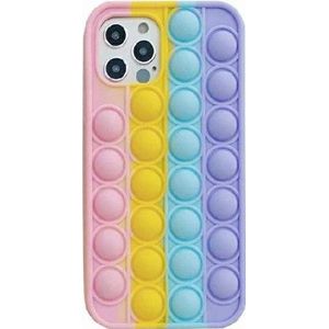 Anti-Stress iPhone 12 Pro Max roze/geel/blauw/violet