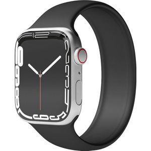 VONMÄHLEN Watchstrap voor Apple Solo Loop Case 2 Band L zwart Schwarz (AWS00028)