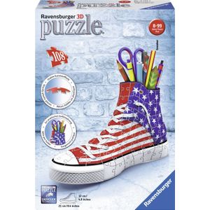 3D Puzzel Sneaker American Style (108 Stukjes)