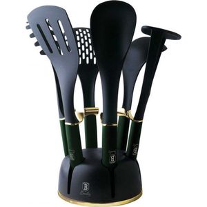 Berlinger Haus 7-piece cookware set BH/6243 Emerald collectie donker groen zwart