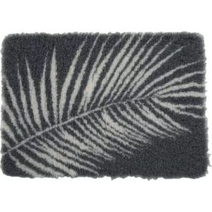 Zolux Posłanie izolujące dry bed met wzorem roślinnym 75x95 cm kol. grafitowy