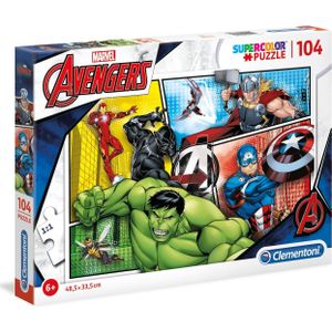 Clementoni Avengers Legpuzzel 104 stuk(s) Stripfiguren