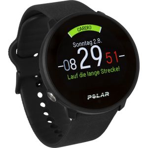 Polar Unite zwart S-L siliconen armband met gesp