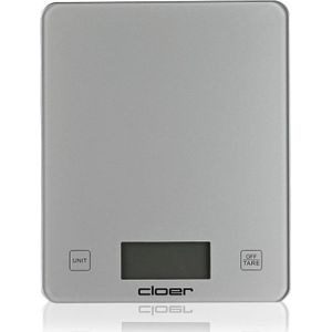Cloer Digitale keukenweegschaal - Keukenweegschaal - Zilver